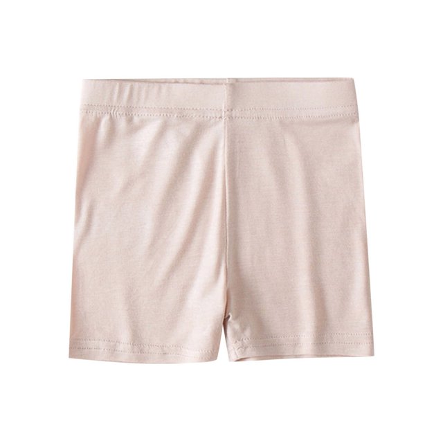 Kids Girls Dance Shorts Solid Color Breathable Bike Shorts PK2 4-5 Years