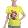 thumbnail image 1 of Women's Basic Short Sleeve T-Shirt One Piece Chopper, 1 of 6