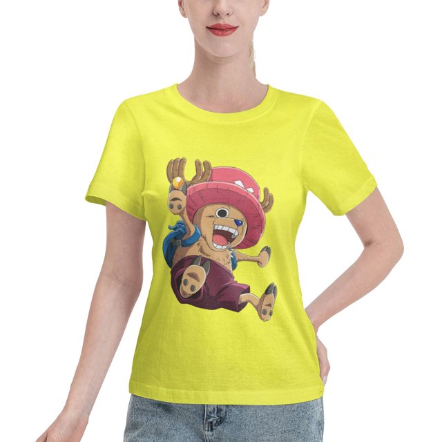 Women's Basic Short Sleeve T-Shirt One Piece Chopper