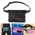 thumbnail image 3 of Swimming Waterproof Pouch Dry Bag with Adjustable Waist Strap Protector Diving Boating Fishing Black, 3 of 9