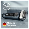 thumbnail image 3 of Braun Series 8 8453cc Electric Shaver for Men, 3+1 Head with Precision Trimmer, Electric Razor with Sonic Technology and 40° Adaptation Head, 5-in-1 SmartCare Center, Wet & Dry Use with 60-min Battery, 3 of 7