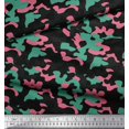 thumbnail image 3 of Soimoi Poly Georgette Fabric Two Tone Camouflage Printed Fabric 1 Yard 52 Inch Wide, 3 of 3