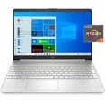 thumbnail image 2 of HP 15.6 FHD Display Laptop Computer, AMD Ryzen 3-3250U Processor(Beats Intel i5-1035G1), 8GB DDR4 RAM, 128GB SSD, AMD Radeon Graphics, HD Webcam, HDMI, Win 10S, Silver, 32GB Hotface USB Card, 2 of 7