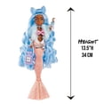thumbnail image 3 of Poupée-mannequin sirène à couleur changeante Mermaze Mermaidz, Shellnelle, avec accessoires, 3 of 7