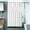 White, variant on Modern PEVA Shower Curtain 71x71 Inches with Translucent Top Window, Water Repellent Fabric, Hotel Style Bathroom Decor in Black, White, Gray, or Khaki