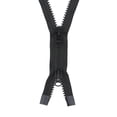 thumbnail image 2 of COSTUMAKERS Two-Way Separating Zipper 70 cm (27.6 in) (27.6), Black, #10 Metal Teeth, 2 of 3