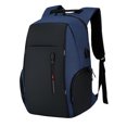 thumbnail image 1 of Eoozwa 15.6 Inch Men's Laptop Backpack USB Charging Business Computer Bag with Large Capacity, Water Resistant Nylon Fabric, Multi Compartment Casual Daypack for Work Travel, 1 of 2