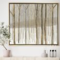 thumbnail image 3 of Forest in Winter Gold - Cabin & Lodge Framed Canvas, 3 of 3