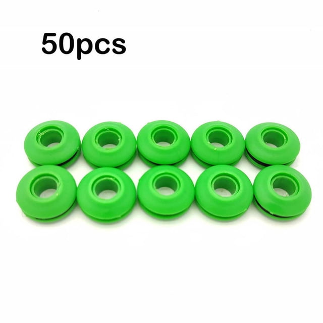 Ensemble de 50 Œillets en Plastique Œillets Ronds Œillets Bâche Œillets Couverture Solaire Piscine
