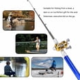 thumbnail image 2 of Portable Telescopic Mini Fishing Pole Set Pocket Pen Shape Folded Fishing Rods Kit with Reel Wheel, 2 of 7