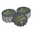 thumbnail image 1 of Inkdotpot Pack Of 100 Real Gold Foil Paper Tags Ready To Pop Baby Shower Favor Hang Tags, 1 of 6