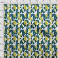 thumbnail image 3 of oneOone Cotton Silk Fabric Parallelogram & Triangle Geometric Fabric Prints By Yard 42 Inch Wide, 3 of 4
