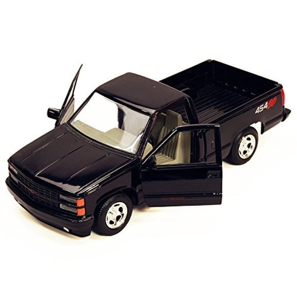 Motormax 1992 Chevy 454SS Pickup Truck 1/24 Scale Diecast Model Car Black