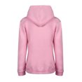 thumbnail image 3 of MAWCLOS Ladies Sweatshirt Pocket Hoodies Solid Color Hooded Tops Casual Fall Drawstring Pullover Pink M, 3 of 6