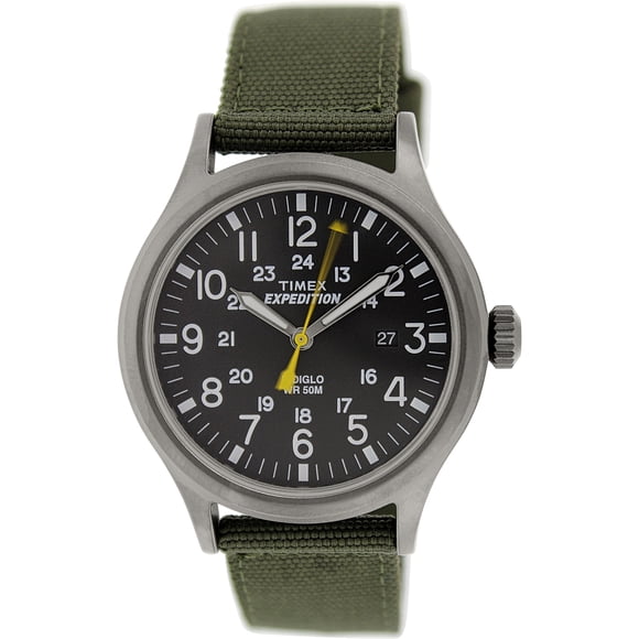 Timex Men's Expedition T49961 Green Nylon Analog Quartz Fashion Watch
