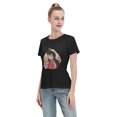 thumbnail image 4 of Women's Basic Short Sleeve T-Shirt Detective Conan Moriland, 4 of 6