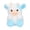 Blue, variant on Meitianfacai 9" Cow Stuffed Animals Soft Cuddly Cow Plush Stuffed Animal Toys for Kids 2-8 Years Birthday Christmas Gifts for Adults & Kids