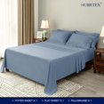 thumbnail image 2 of Subrtex Soft 1600 Thread Count Wrinkle Resistant Cotton and Tencil Sheet Set, 2 of 7