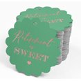 thumbnail image 4 of Inkdotpot Real Rose Gold Foil Retirement Is Sweet Text Tags Favor Hang Paper Tags 100 Pieces, 4 of 6