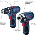 thumbnail image 2 of Bosch Power Tools Drill Kit  CLPK22 120, BC330 12 Volt, Two-Tool Drill Kit, 2 of 5