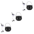 thumbnail image 3 of yingyy Halloween Witch Cauldrons Fog Maker Spooky Mist Effect Festive Decorations Safe To Wide Application silver US Plug 3Set, 3 of 6