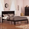 thumbnail image 1 of Madison Queen Solid Wood Platform Bed in Espresso, 1 of 9