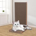 thumbnail image 3 of Yinanstore Cat Scratch Pad Cat Scratching Board L Shape Thickened Cat Scratcher Cat Cardboard Bed for Wall and Couch Protection Training 56cmx30cmx24cm, 3 of 5