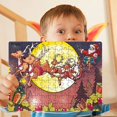 thumbnail image 1 of Puzzle Thickened Paper Santa 126 Pieces Of Puzzle For Children To Assemble Gifts, 1 of 7