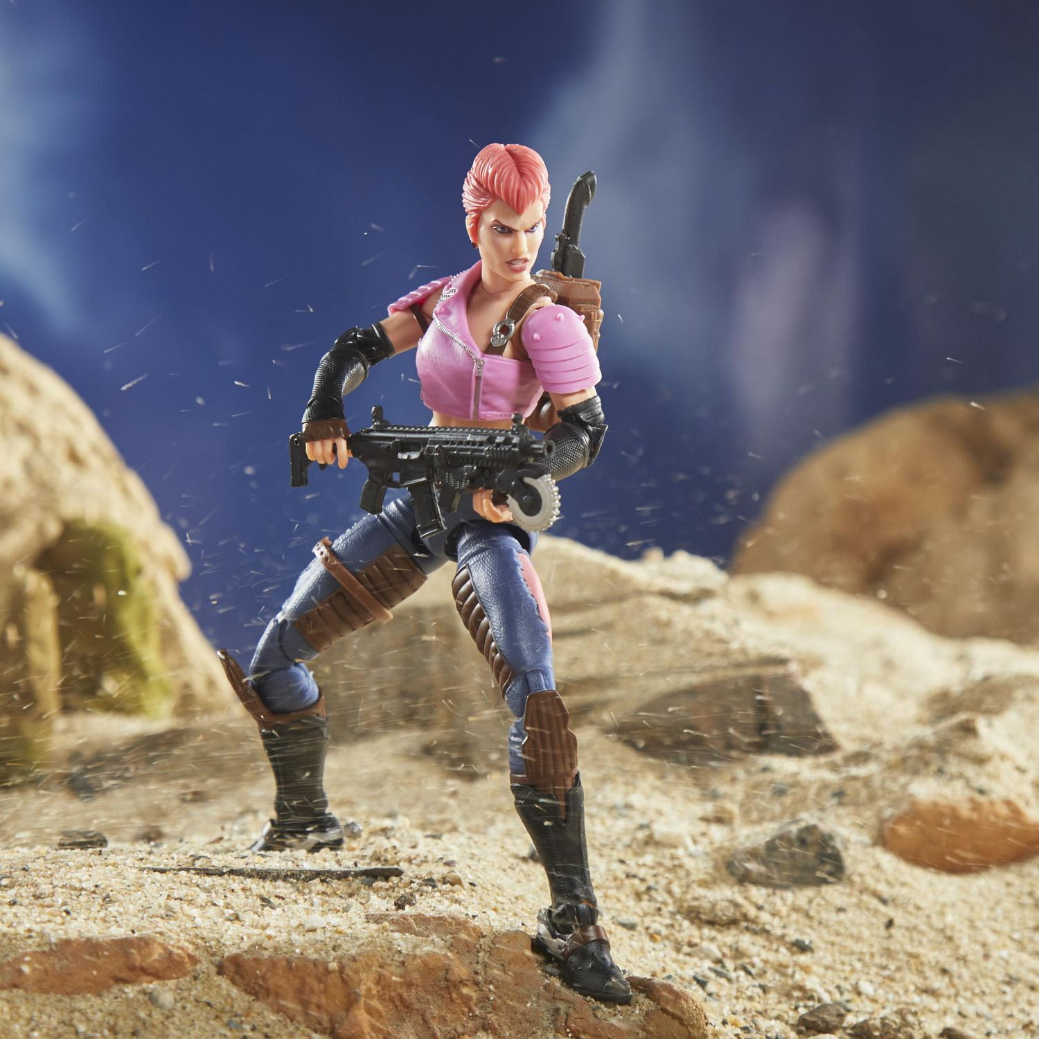G.I. Joe Classified Series, figurine Zarana 48 de collection premium de 15 cm avec accessoires multiples, emballage spécial