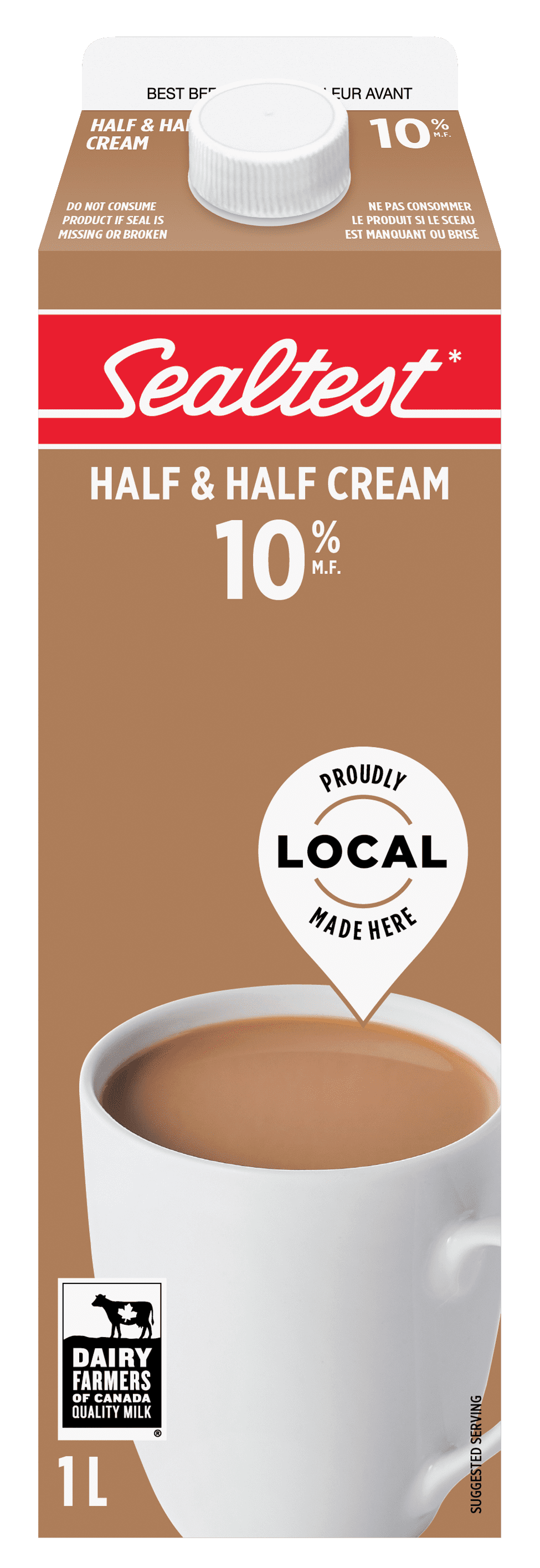 Sealtest 10% Half & Half Coffee Cream 1L
