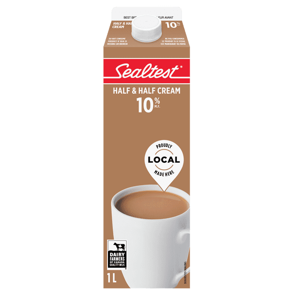 Sealtest 10 % Crème à Café Moitié-Moitié 1L