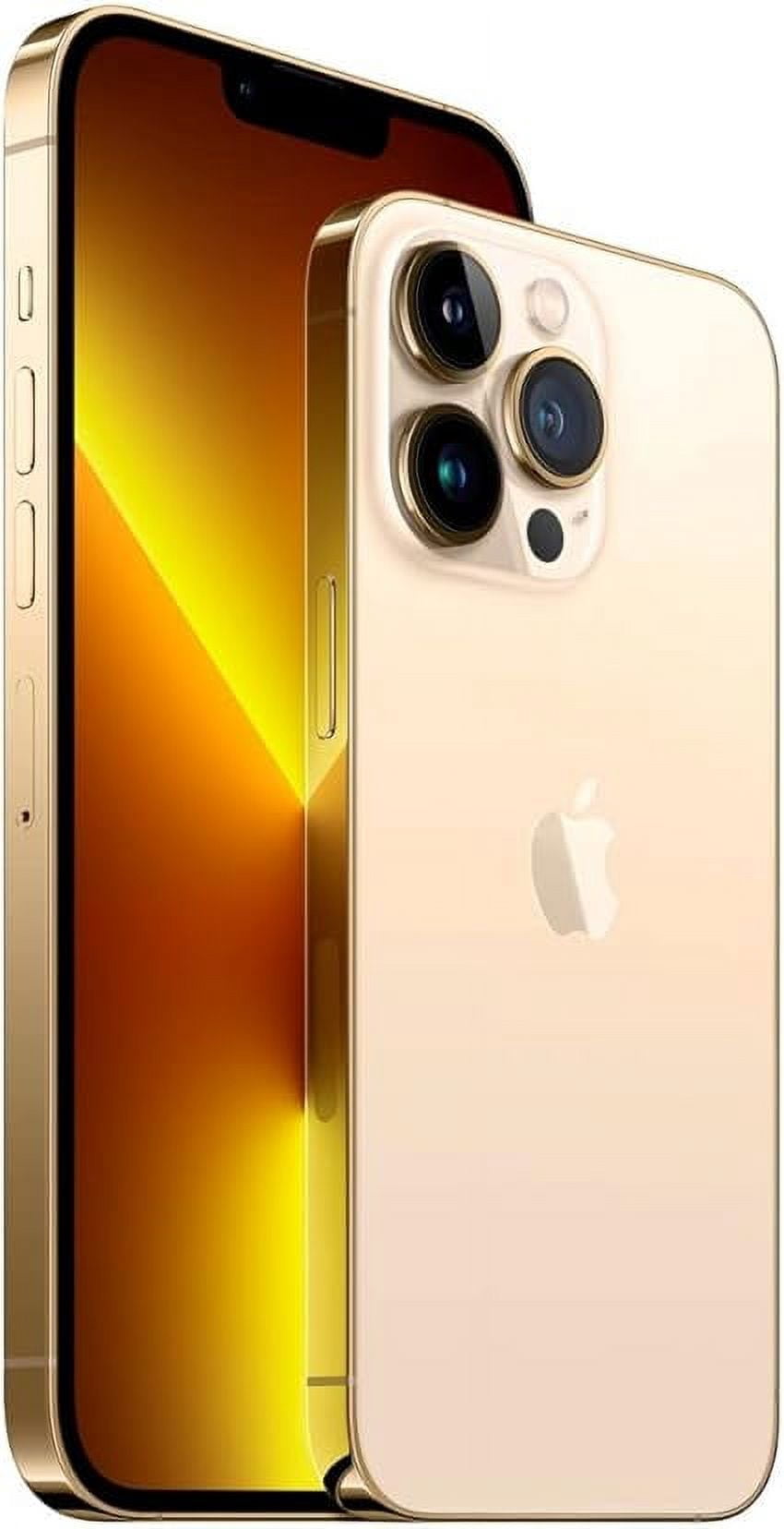 Apple iPhone 13 Pro Max 128GB Unlocked Smartphone (Gold) Certified