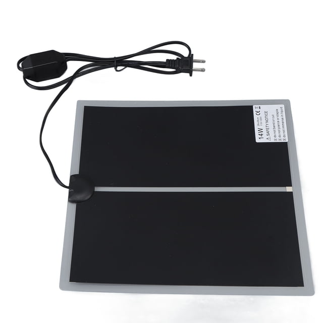Reptile Terrarium Heat Pad, Rapid Heating Under Heater Mat For Tortoise Snakes Lizard 110 To 120V