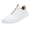 Brown, variant on XIMIN Mens Leather Hollow Skateboard Orthopedic Trendy Low-Top Sneakers Lace-Up Lightweight Durable Slip On Walking Casual Comfort Business Dress Shoes (11, White)