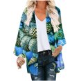thumbnail image 2 of Nouveaux Hauts pour Femmes 2023 Mode Grande Taille Manches Longues Col Rond Blouse Imprimée Automne Pull Décontracté Hauts Chemise à Manches Longues pour Femmes, 2 of 5