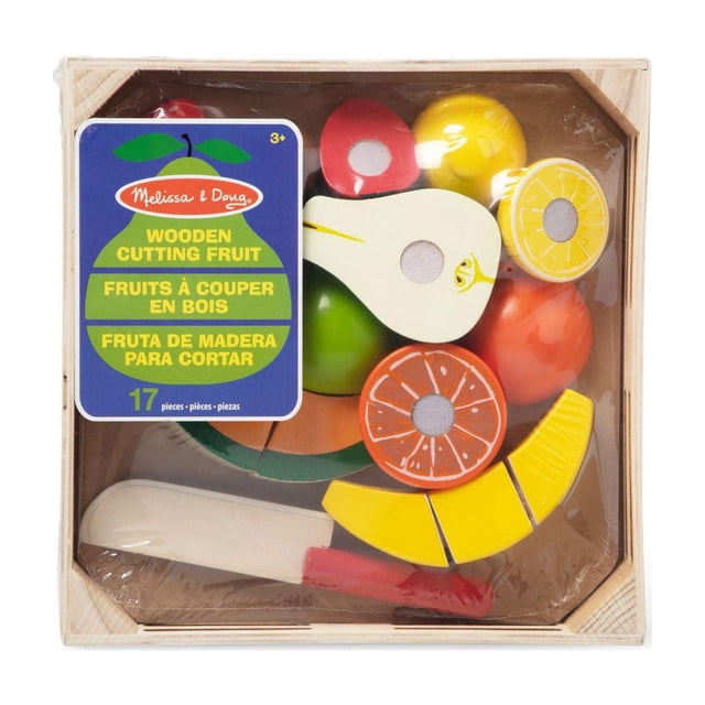 Melissa & Doug Cutting Fruit Set - Accessoire de cuisine en bois, Multi