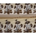 thumbnail image 4 of oneOone Polyester Lycra Tan Fabric Geometric|Leaves & Floral Block Sewing Craft Projects Fabric Prints By Yard 56 Inch Wide, 4 of 4