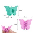 thumbnail image 3 of Amdohai 50 Pieces Butterfly Hair Clips Pastel Hair Clips Mini Cute Clips Hair Accessories for Hair 90s Girls Women with Box Package Matte Colors, 3 of 7