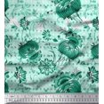 thumbnail image 1 of Soimoi Poly Georgette Fabric Dot & Floral Artistic Decor Fabric Printed Yard 42 Inch Wide, 1 of 5