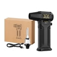 thumbnail image 1 of Compressed Air Duster Air Duster with LED Light Keyboard and PC Clean Rechargeable Cordless High Speed Air Blower Replace Compressed Air Cans Dry Blower for Outdoors Car Home, 1 of 2