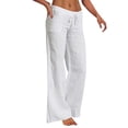 thumbnail image 1 of Kcodviy Pants Polyester Wide Legged Yoga Pants for Women Plus Size Sheer Daily Woman Smart Skin Fleece Pant for Women for Women Pants Plus Size Stretch Pants Plus Size Extra Long Yoga Pants, 1 of 9