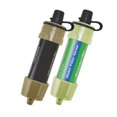 thumbnail image 1 of Graflsoa Double Pack Portable Water Filter Straw for Outdoor Adventures, Camping, Hiking - Army Green & Light Green, Compact & Lightweight Design, 1 of 6