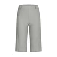 thumbnail image 3 of Liquidation d'Économies d'Été 2025! Shorts pour Femmes Shorts en Sergé Extensible Grande Taille Taille Fine à Enfiler Shorts de Randonnée Réguliers d'Été Décontractés avec Poches, 3 of 8