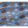 thumbnail image 4 of oneOone Cotton Jersey Brown Fabric Food Craft Projects Decor Fabric Printed By The Yard 58 Inch Wide, 4 of 4