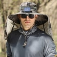 thumbnail image 4 of Decodeary Stay Protected And Cool Solar Power Fan Summer Hat Solar Usb Charging Hat Summer khaki, 4 of 6