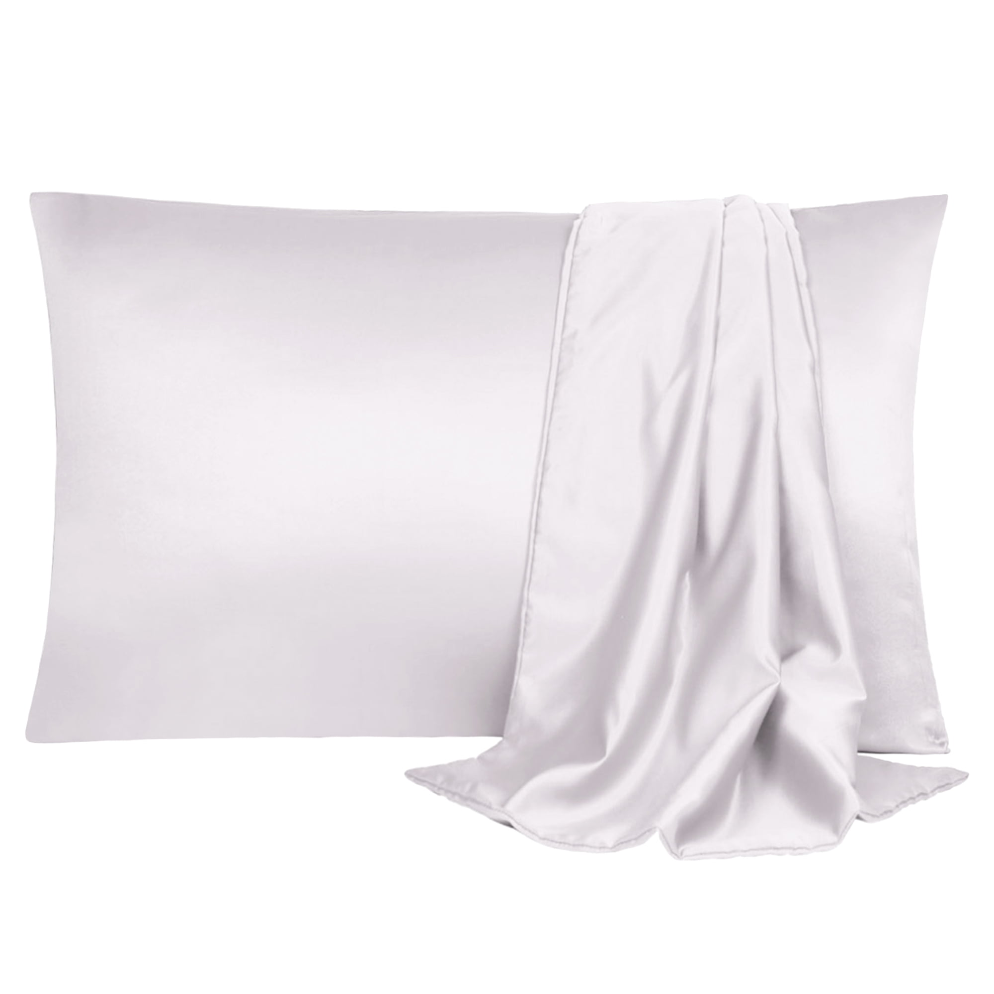 Unique Bargains Luxury Satin Pillowcase Cool Silk Pillow Case Cover