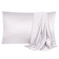 thumbnail image 1 of Unique Bargains Luxury Satin Pillowcase Cool Silk Pillow Case Cover, 1 of 9