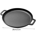 thumbnail image 3 of HOARBOEG Nonstick Pizza Steel For Pizzas And Flatbreads Up To 11 In Oven And BBQ Grill Safe Up To 900F, 3 of 7