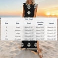 thumbnail image 2 of Mceream Robes d'Été pour Femmes Grande Taille2026 Col Rond Ample Fendue Sans Manches Robes Soleil Décontractées Longues Fluides Infroissables Plage Voyage Vacances Vêtements Multicolore P, 2 of 6
