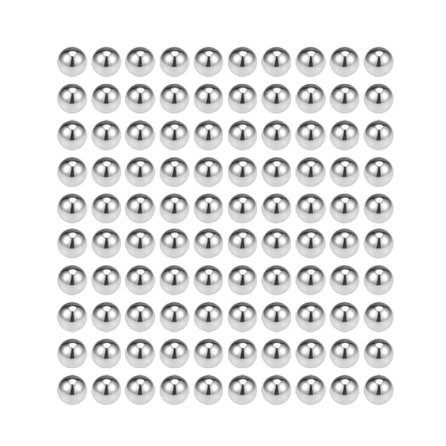 Unique Bargains Billes de Roulement 3,5 mm, Billes de Précision en Acier Inoxydable 304 G100, Lot de 500